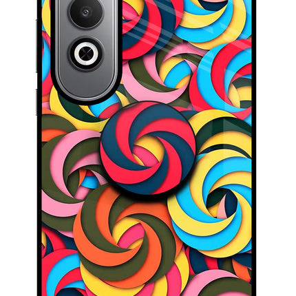 Spiral Pattern Oneplus Nord CE4 Pop Case by Casekaro