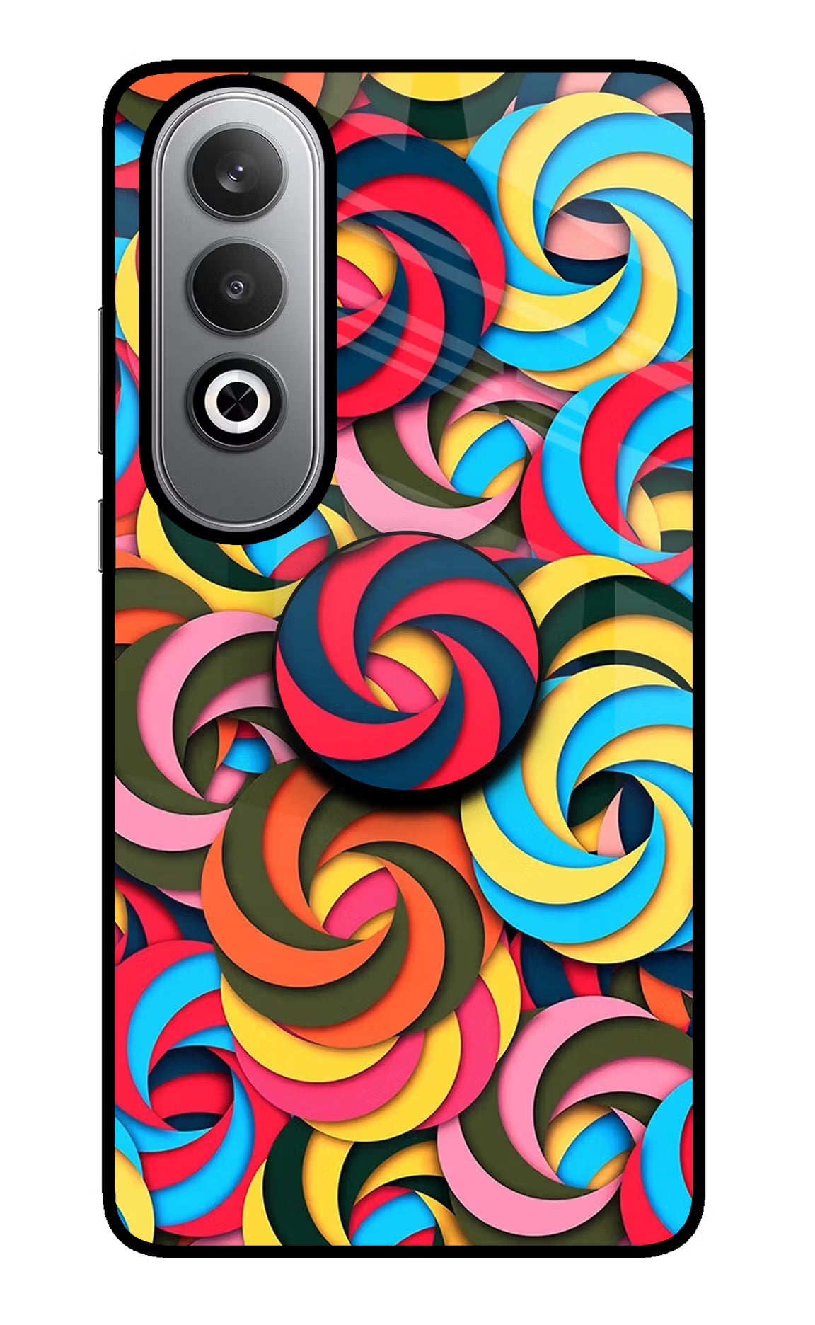 Spiral Pattern Oneplus Nord CE4 Pop Case by Casekaro