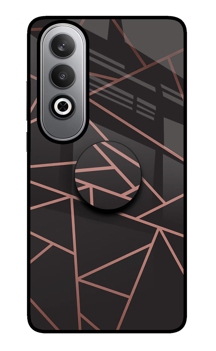 Geometric Pattern Oneplus Nord CE4 Pop Case, Glass case