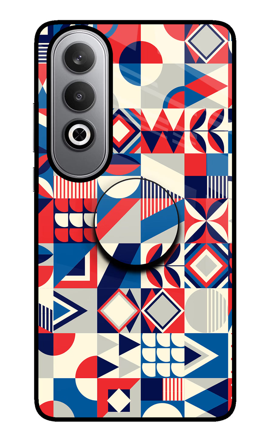 Colorful Pattern Oneplus Nord CE4 Pop Case, Glass case