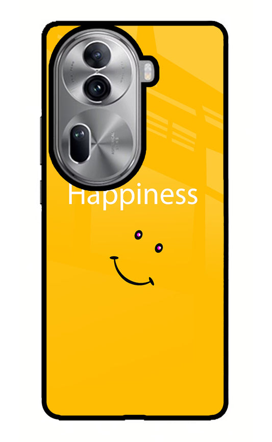 Happiness With Smiley Oppo Reno11 Pro 5G Glass Case