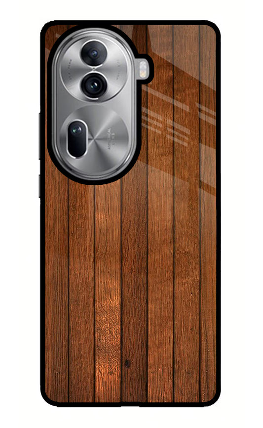 Wooden Artwork Bands Oppo Reno11 Pro 5G Glass Case