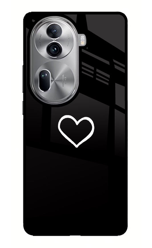 Heart Oppo Reno11 Pro 5G Glass Case
