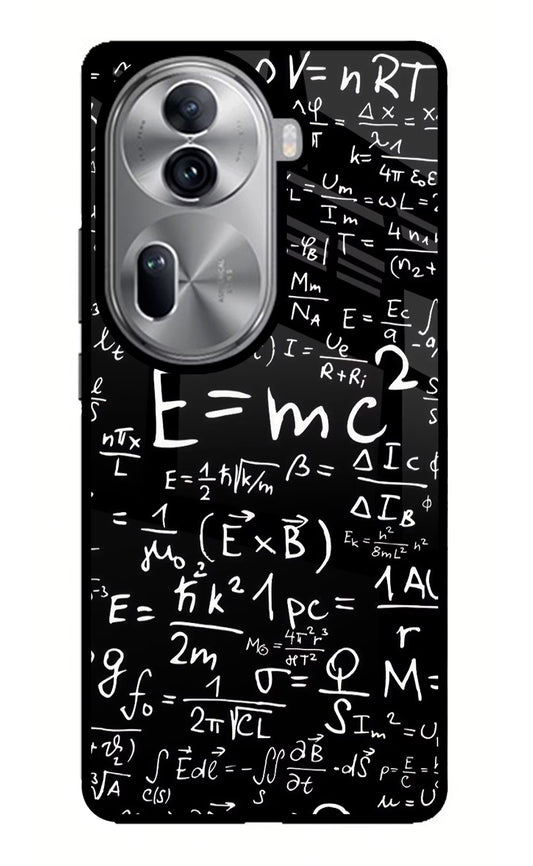 Physics Formula Oppo Reno11 Pro 5G Glass Case