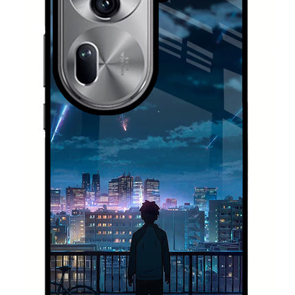 Anime Oppo Reno11 Pro 5G Glass Case Back Cover by Casekaro
