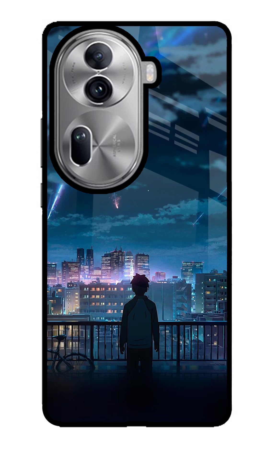 Anime Oppo Reno11 Pro 5G Glass Case Back Cover by Casekaro