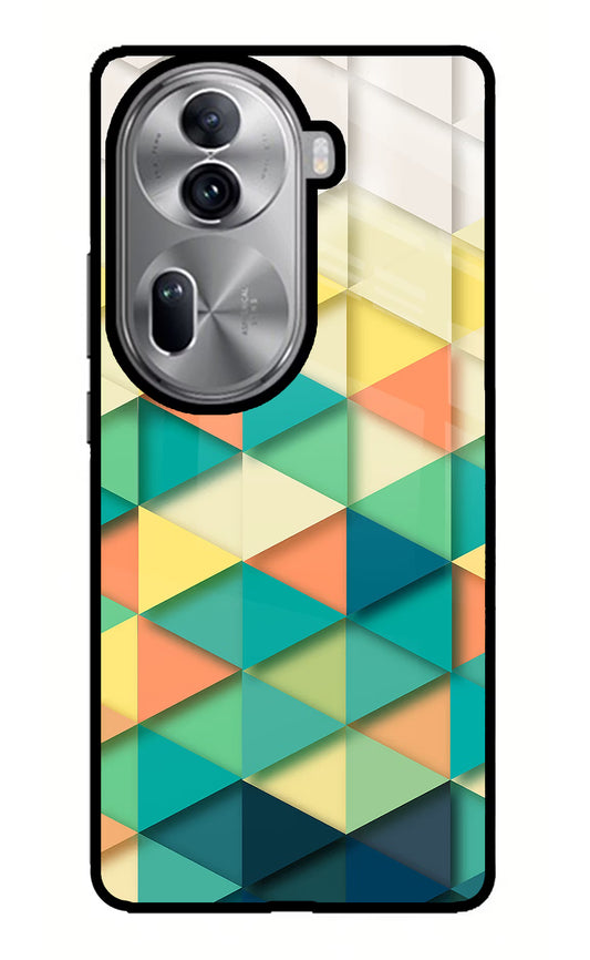 Abstract Oppo Reno11 Pro 5G Glass Case