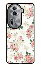 Flowers Oppo Reno11 Pro 5G Glass Case