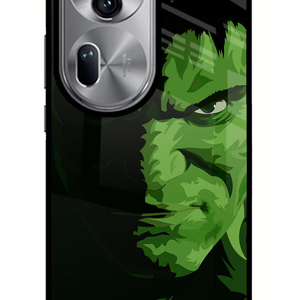 HULK Oppo Reno11 Pro 5G Glass Case Back Cover by Casekaro