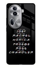 FRIENDS Character Oppo Reno11 Pro 5G Glass Case