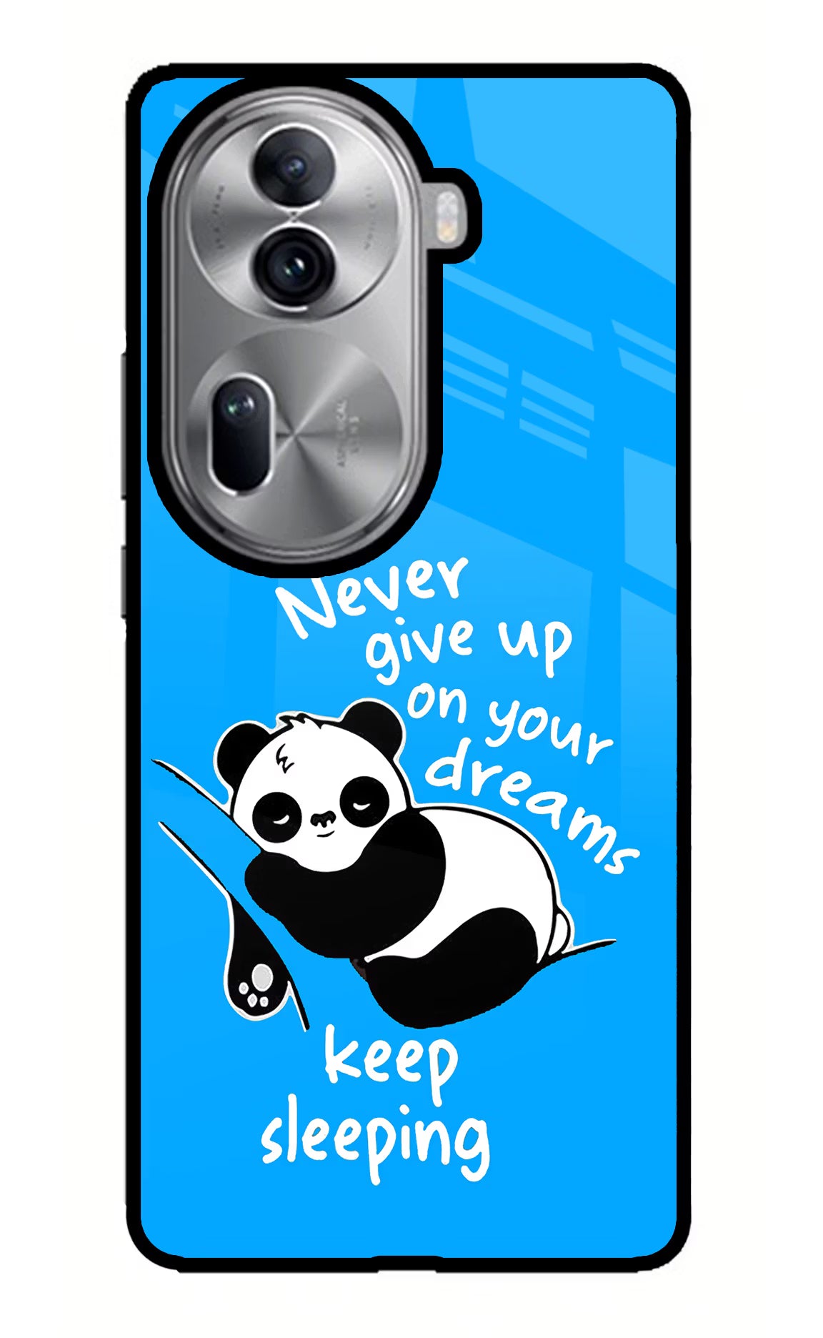 Keep Sleeping Oppo Reno11 Pro 5G Glass Case Back Cover by Casekaro