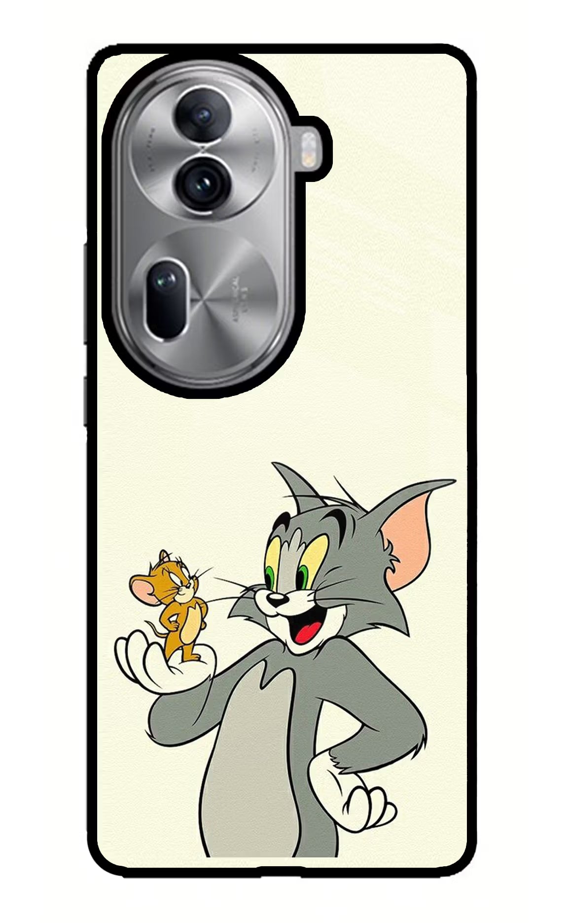 Tom & Jerry Oppo Reno11 Pro 5G Glass Case Back Cover by Casekaro