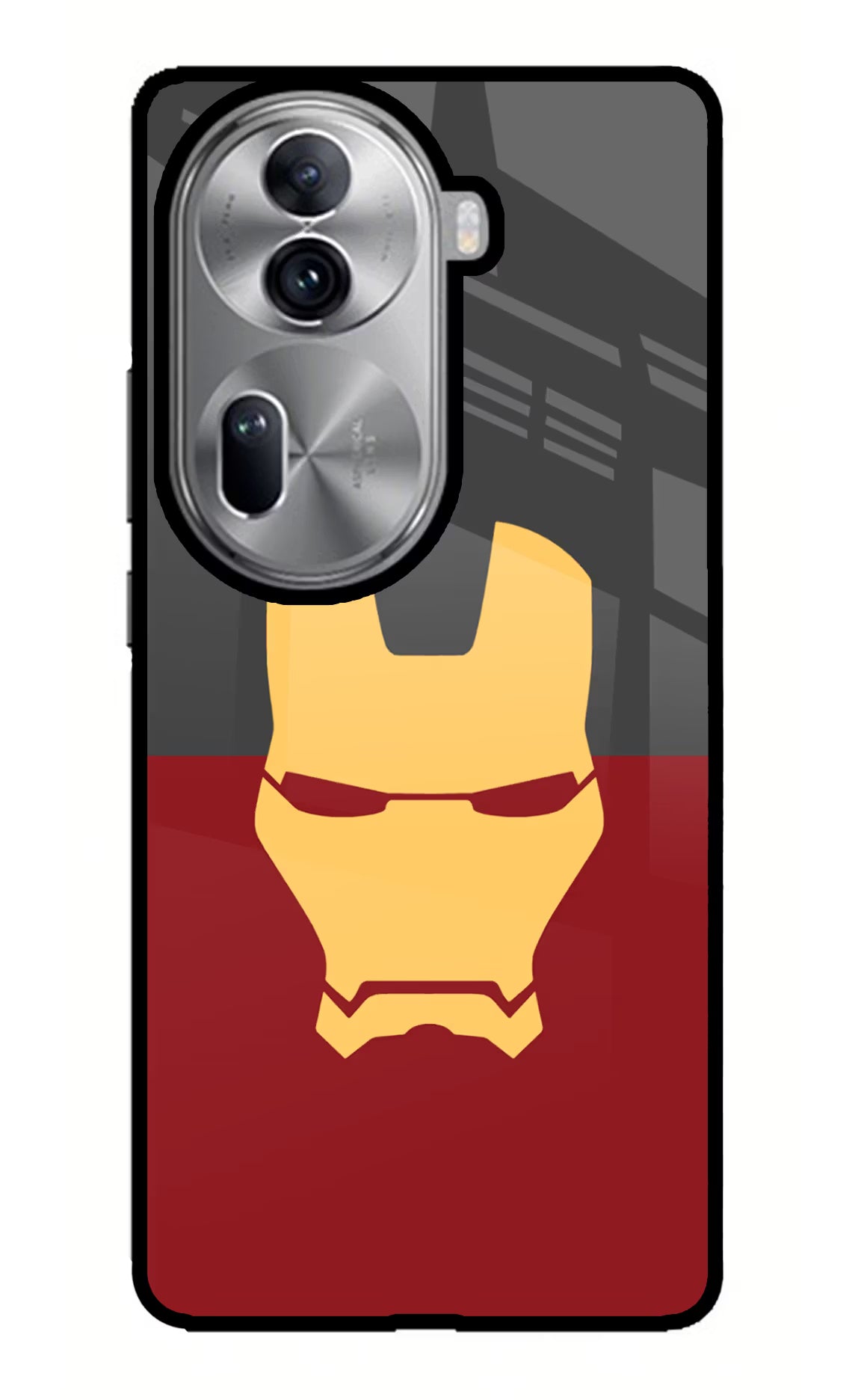 Ironman Oppo Reno11 Pro 5G Glass Case Back Cover by Casekaro