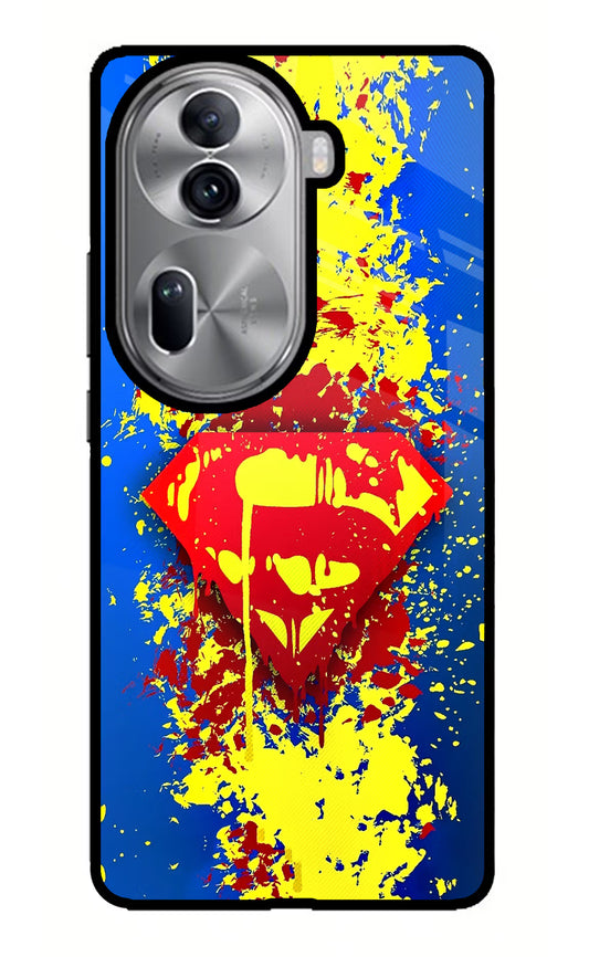 Superman logo Oppo Reno11 Pro 5G Glass Case