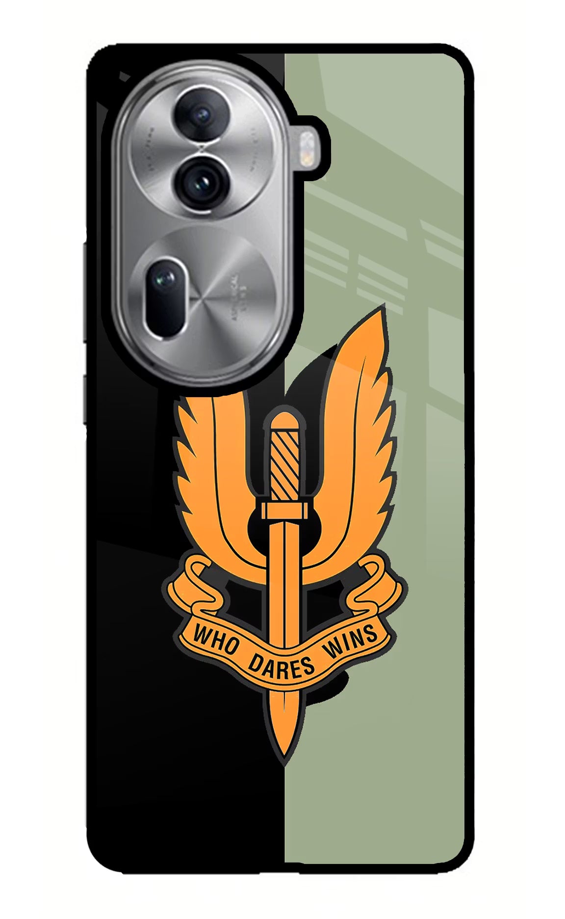 Balidan Logo Oppo Reno11 Pro 5G Glass Case Back Cover by Casekaro