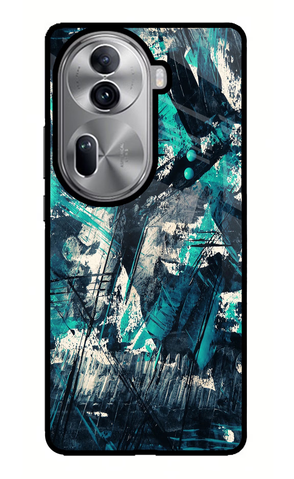 Artwork Oppo Reno11 Pro 5G Glass Case Back Cover by Casekaro