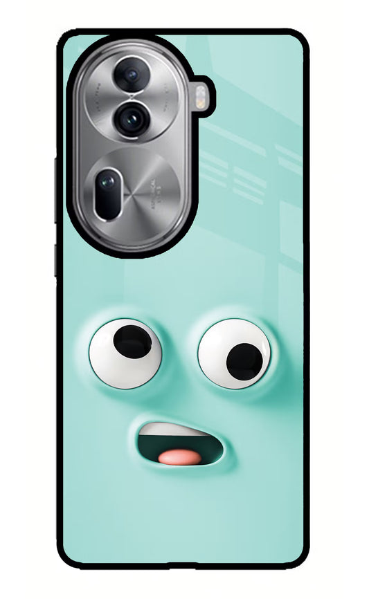 Funny Cartoon Oppo Reno11 Pro 5G Glass Case