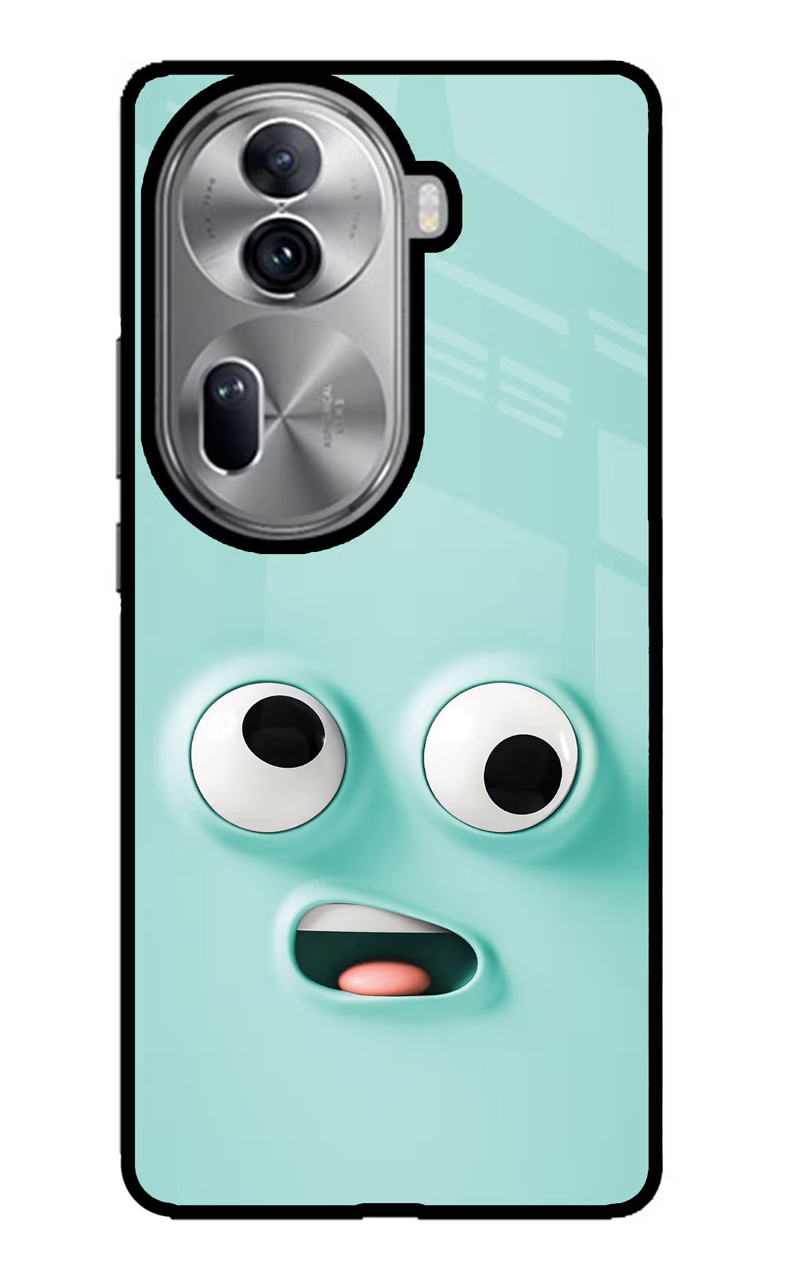 Funny Cartoon Oppo Reno11 Pro 5G Glass Case Back Cover by Casekaro