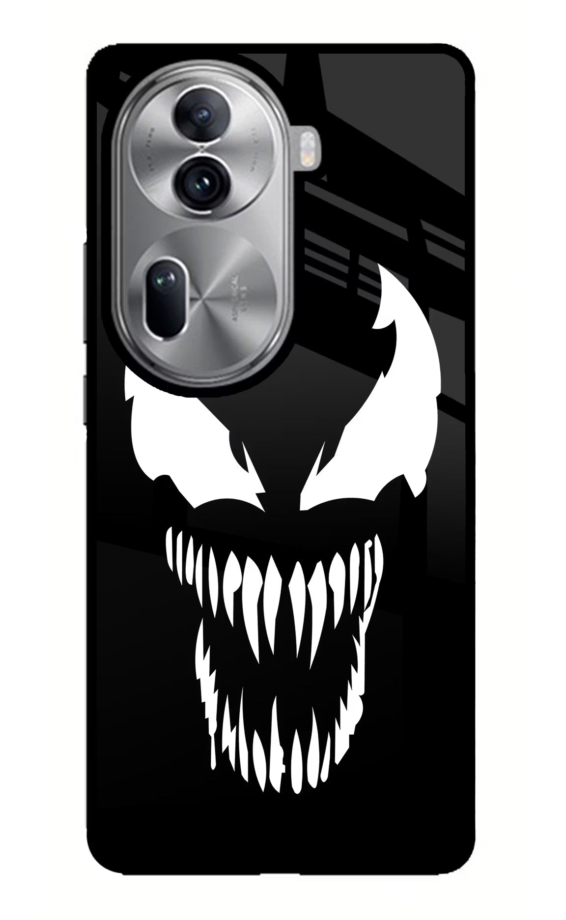 Venom Oppo Reno11 Pro 5G Glass Case Back Cover by Casekaro