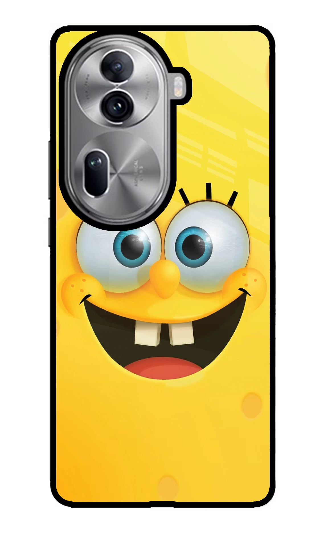 Sponge 1 Oppo Reno11 Pro 5G Glass Case Back Cover by Casekaro