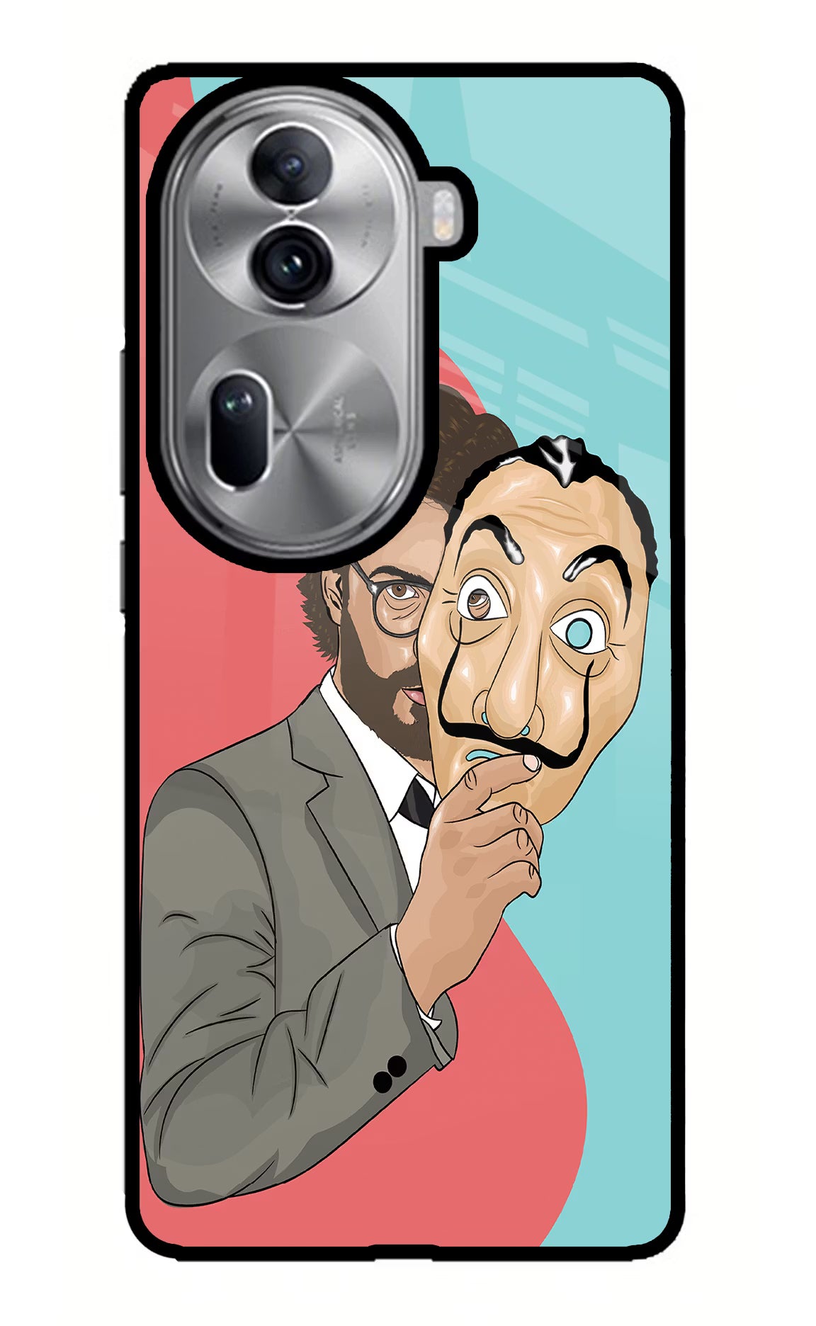 Professor Oppo Reno11 Pro 5G Glass Case Back Cover by Casekaro