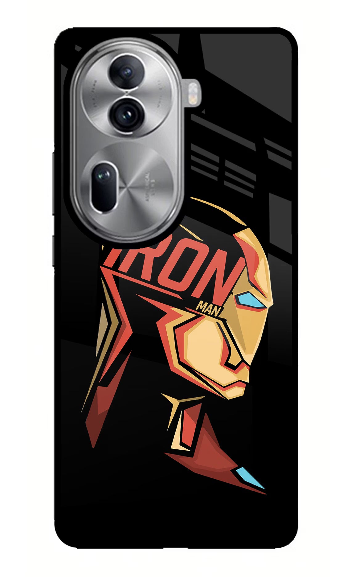 IronMan Oppo Reno11 Pro 5G Glass Case Back Cover by Casekaro