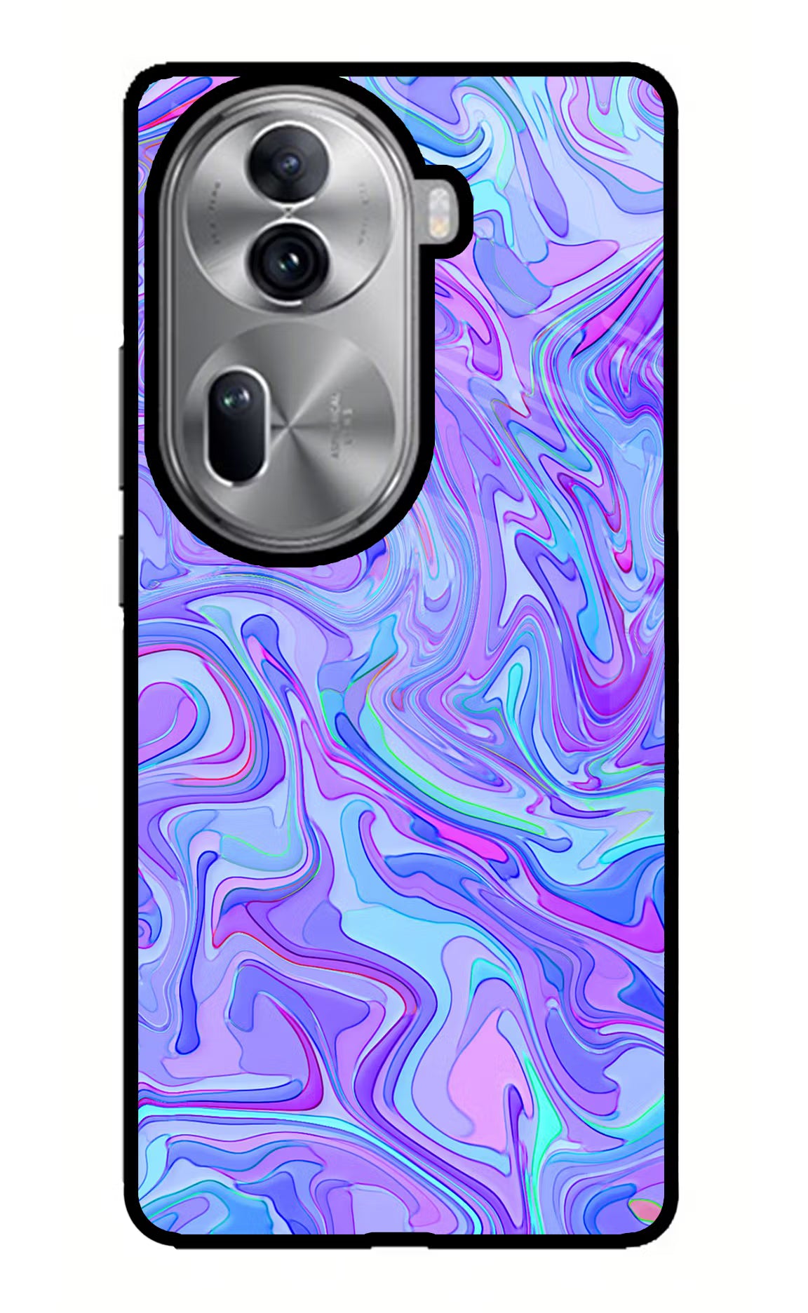 Glitter Oppo Reno11 Pro 5G Glass Case Back Cover by Casekaro