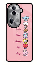 BTS names Oppo Reno11 Pro 5G Glass Case