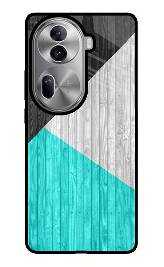 Wooden Abstract Oppo Reno11 Pro 5G Glass Case