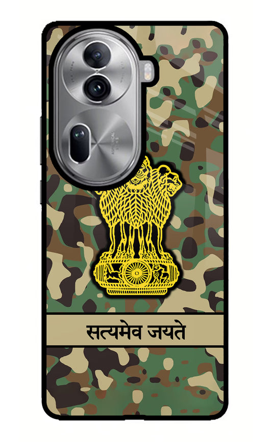 Satyamev Jayate Army Oppo Reno11 Pro 5G Glass Case