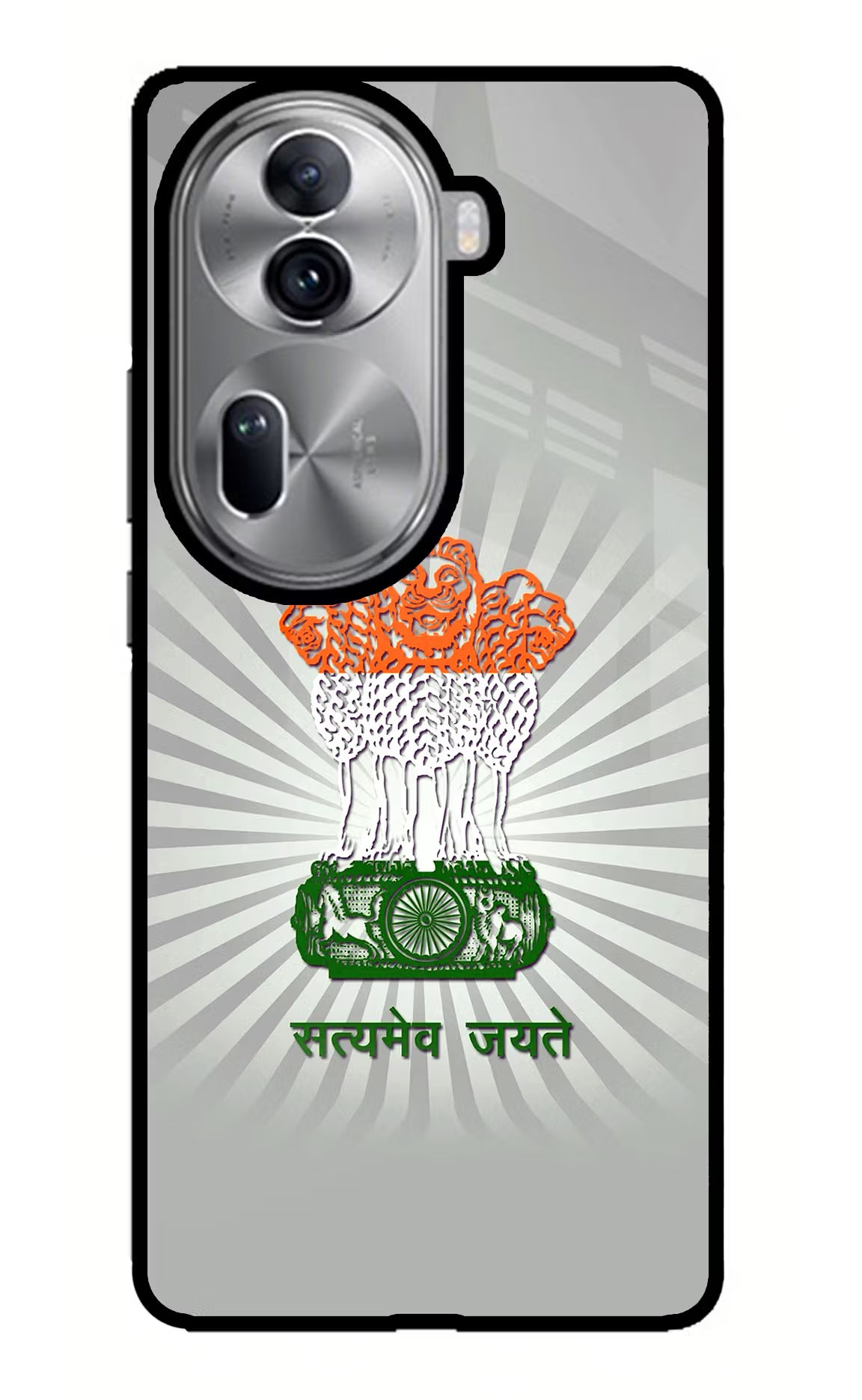 Satyamev Jayate Art Oppo Reno11 Pro 5G Glass Case