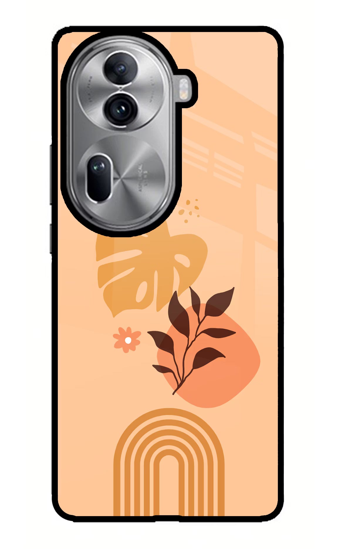 Bohemian Art Oppo Reno11 Pro 5G Glass Case Back Cover by Casekaro