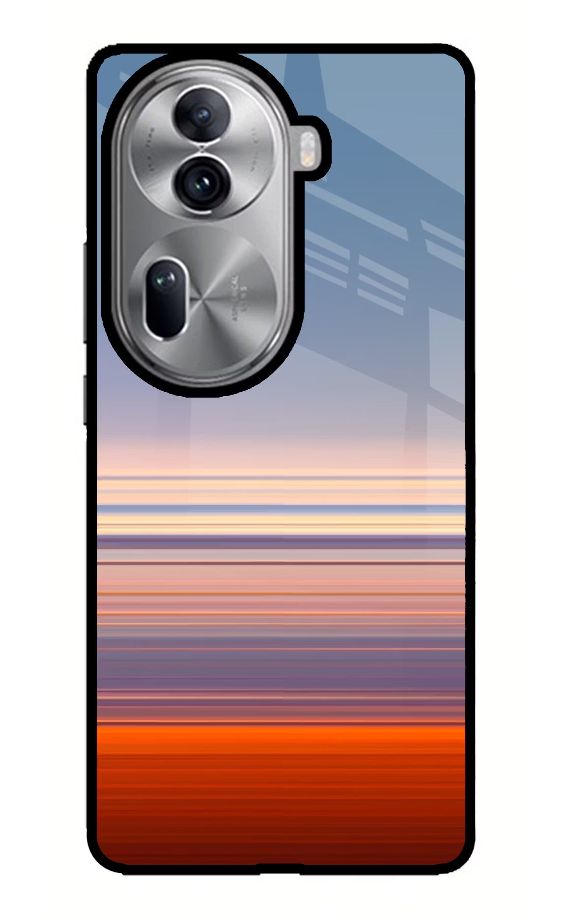 Morning Colors Oppo Reno11 Pro 5G Glass Case Back Cover by Casekaro
