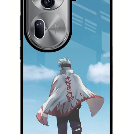 Kakashi Oppo Reno11 Pro 5G Glass Case Back Cover by Casekaro