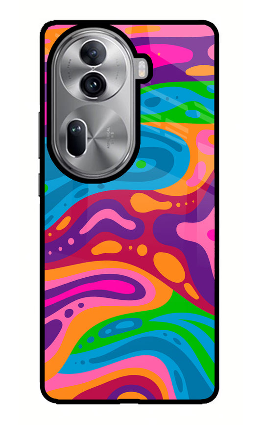 Trippy Pattern Oppo Reno11 Pro 5G Glass Case