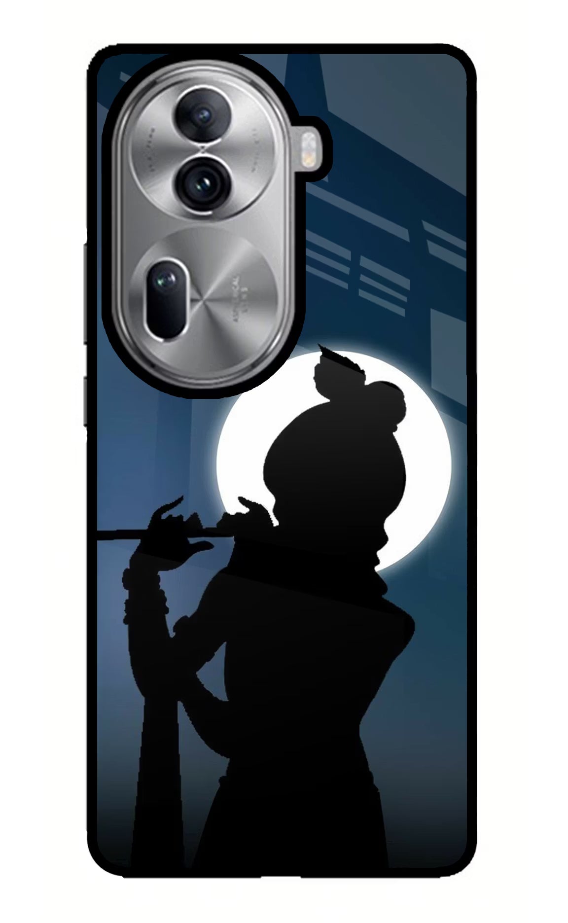 Shri Krishna Silhouette Oppo Reno11 Pro 5G Glass Case