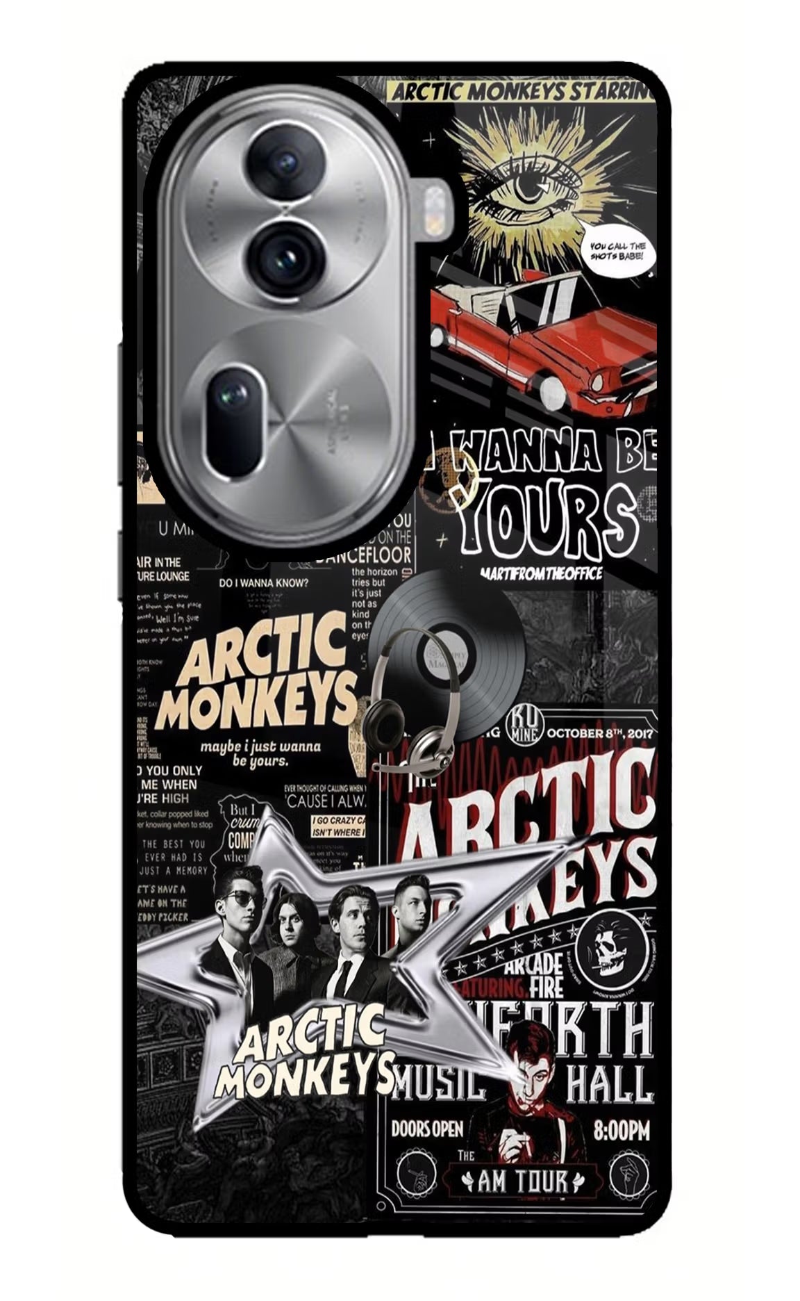 Arctic Monkeys Oppo Reno11 Pro 5G Glass Case Back Cover by Casekaro