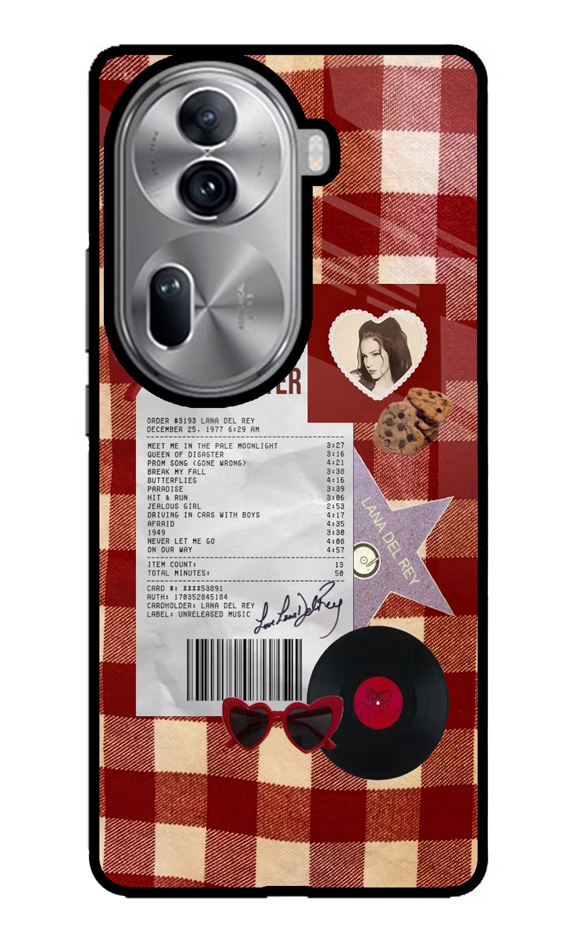 Queen of Disaster Oppo Reno11 Pro 5G Glass Case Back Cover by Casekaro