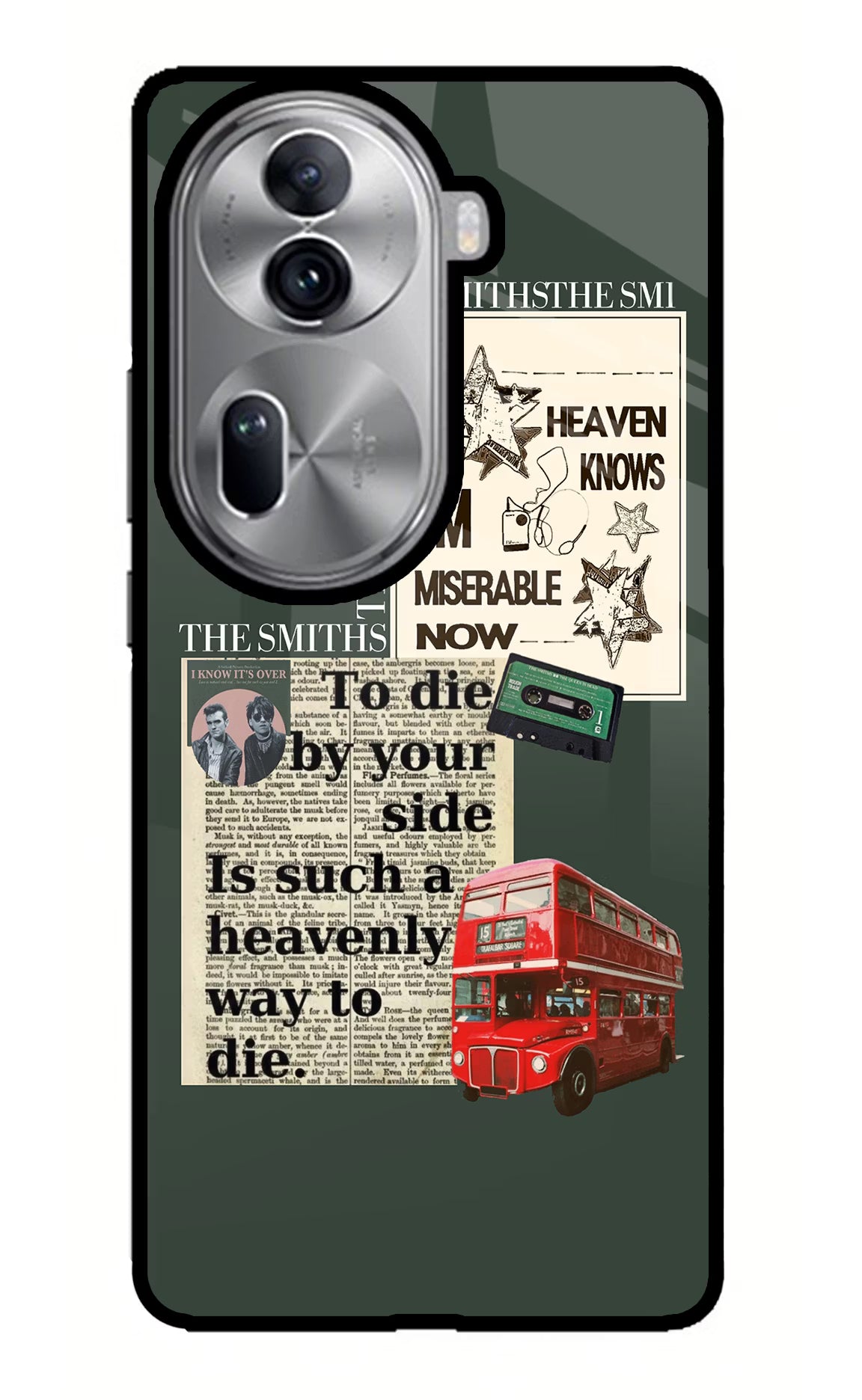 The Smiths Oppo Reno11 Pro 5G Glass Case Back Cover by Casekaro