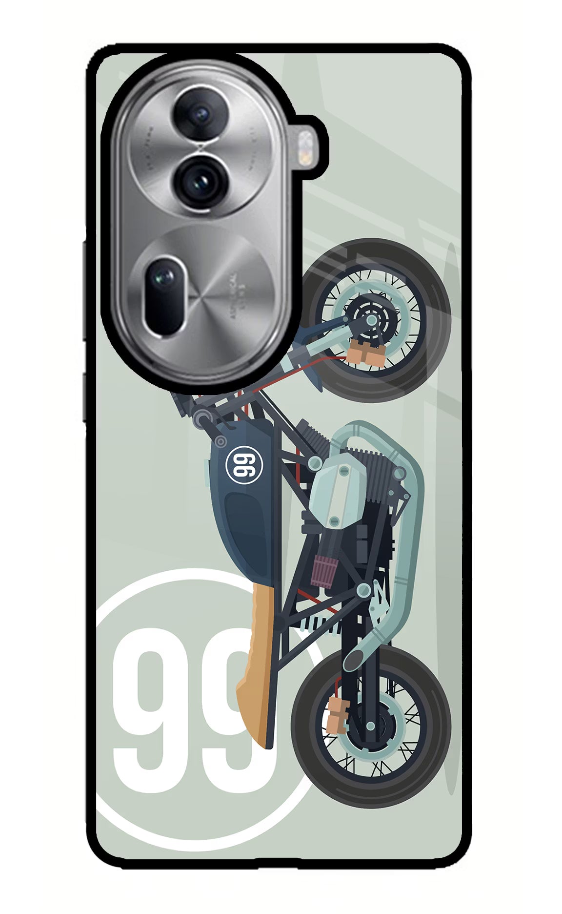 Classic Cafe Racer 99 Oppo Reno11 Pro 5G Glass Case