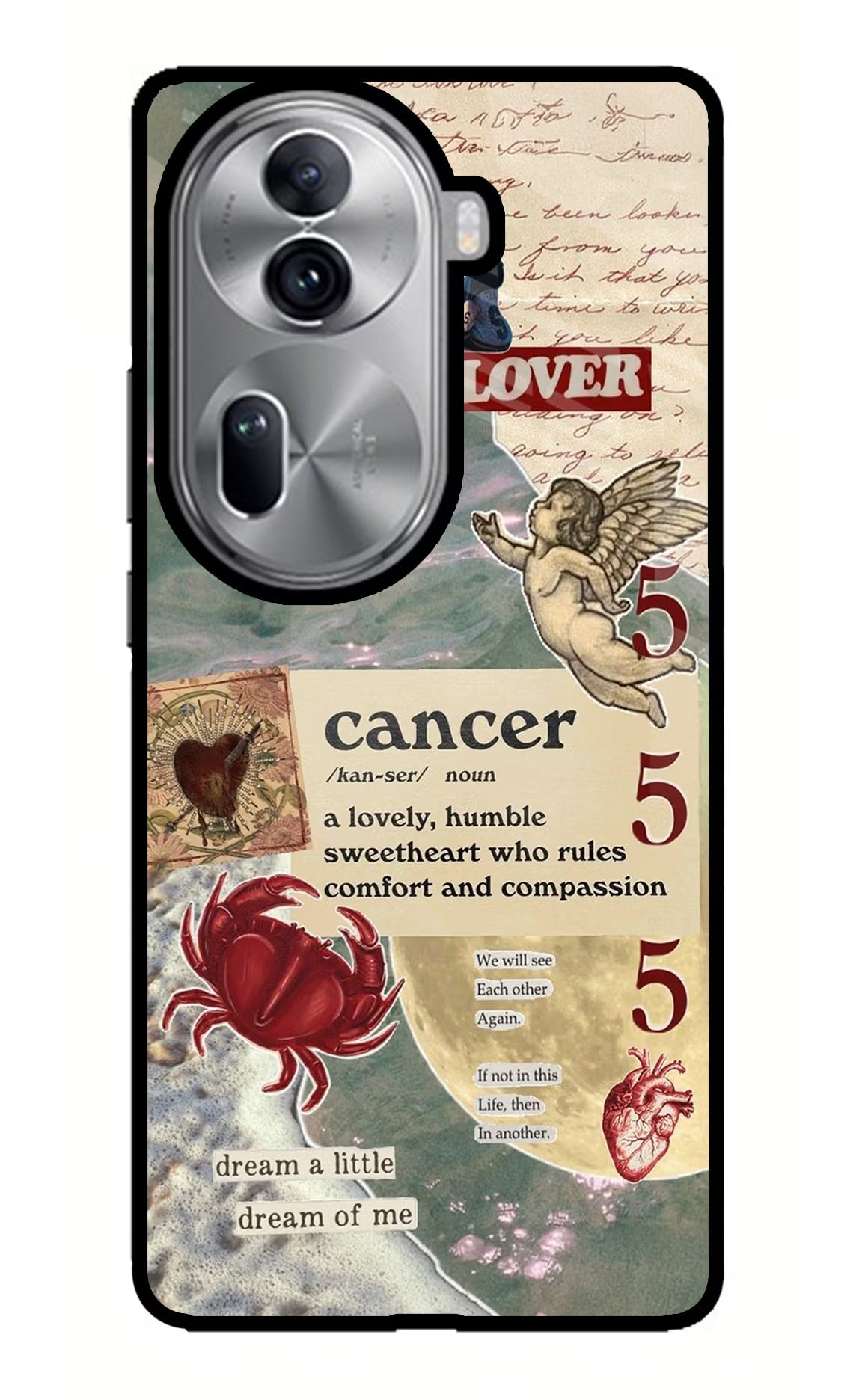 Cancer Zodiac Oppo Reno11 Pro 5G Glass Case