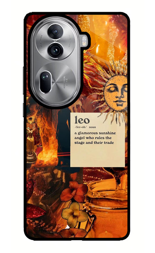 Leo Zodiac Oppo Reno11 Pro 5G Glass Case