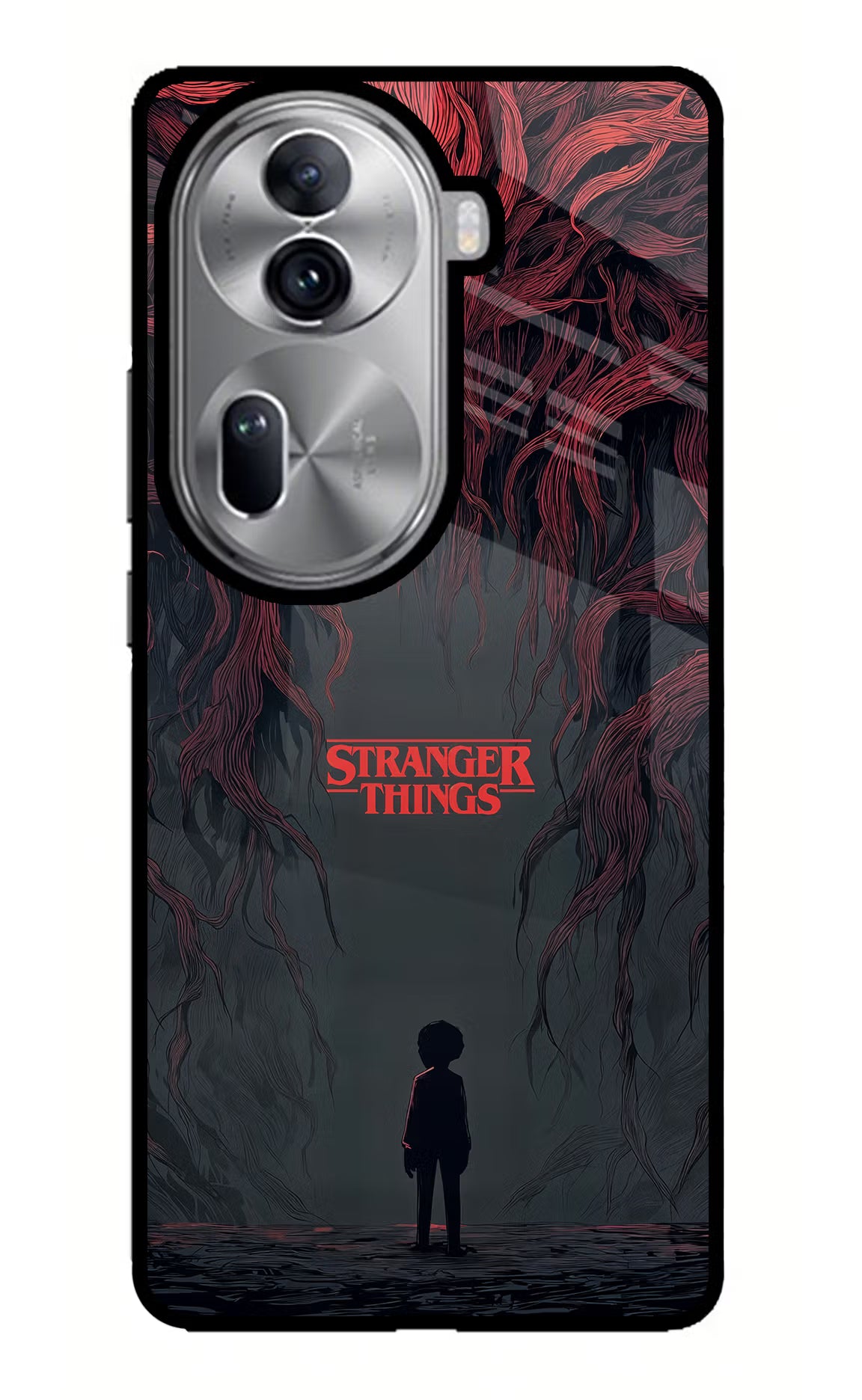 Ordinary Things Dark Side Oppo Reno11 Pro 5G Glass Case Back Cover by Casekaro