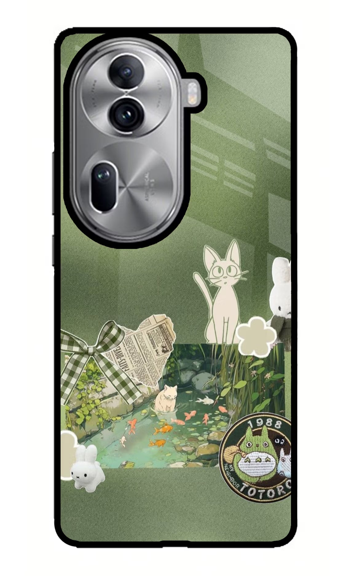 Aesthetic anime Oppo Reno11 Pro 5G Glass Case
