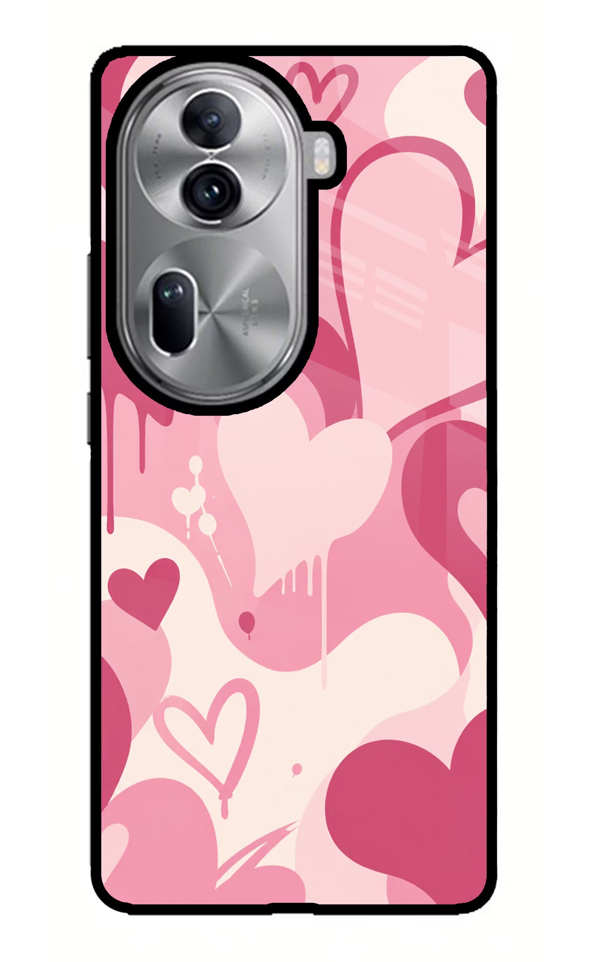 Hearty case Oppo Reno11 Pro 5G Glass Case Back Cover by Casekaro
