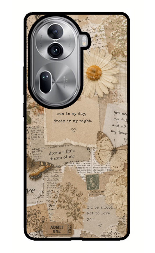 Vintage case Oppo Reno11 Pro 5G Glass Case