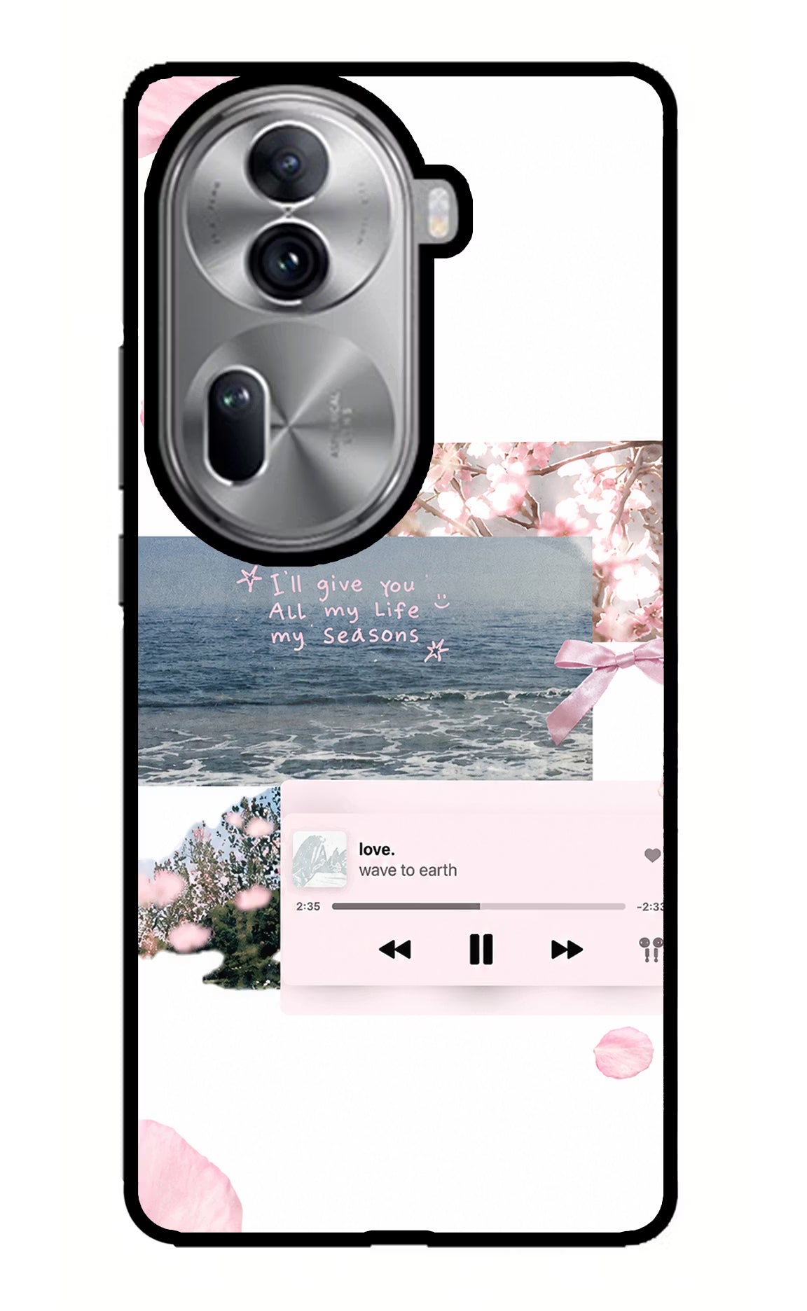 Wave to earth Oppo Reno11 Pro 5G Glass Case