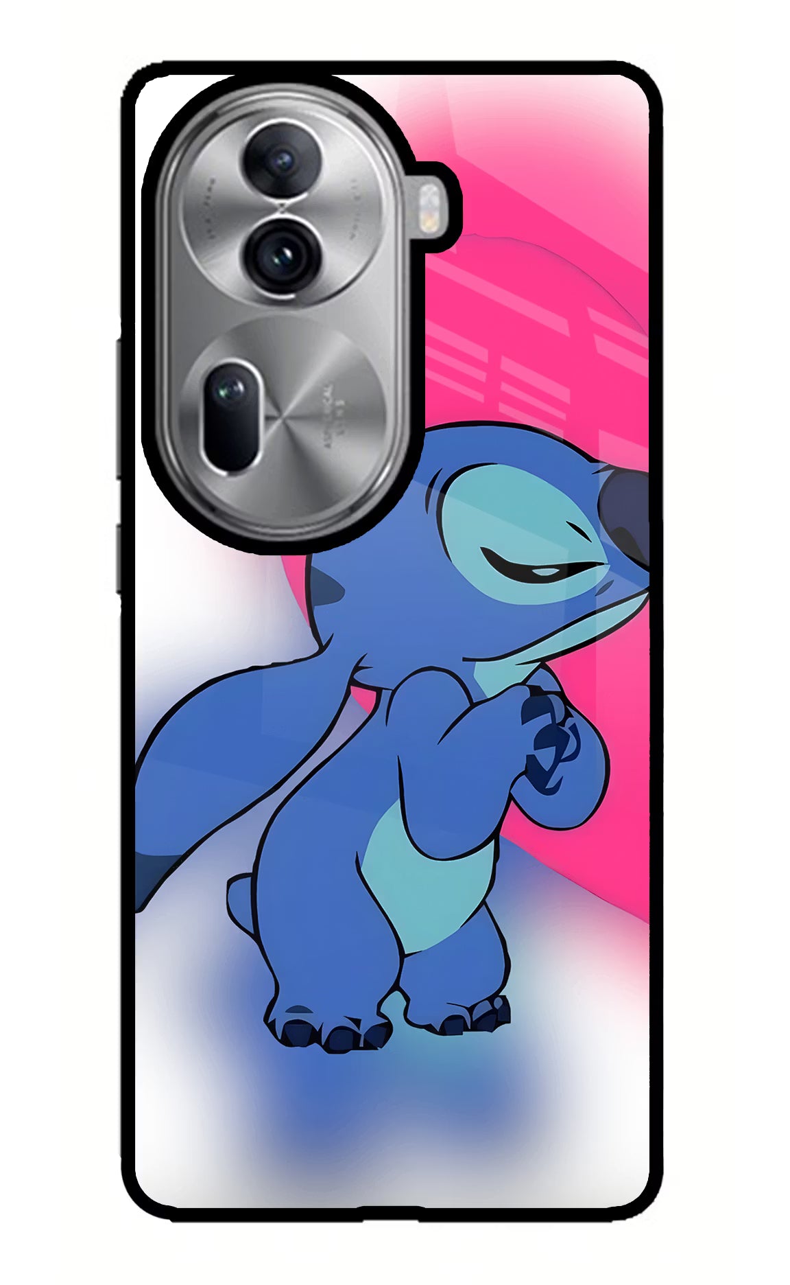Stitch Hug Oppo Reno11 Pro 5G Glass Case