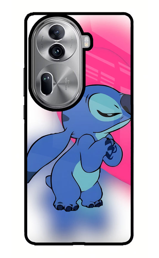 Stitch Hug Oppo Reno11 Pro 5G Glass Case