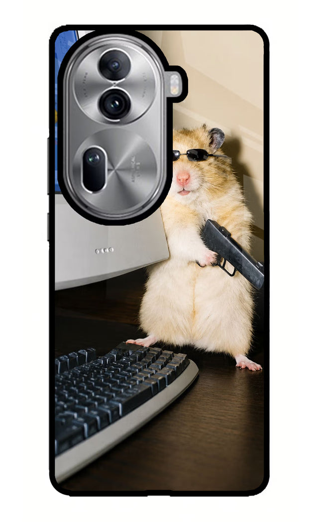 Hacker Hamster Oppo Reno11 Pro 5G Glass Case